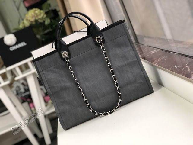 Chanel女包 66941 香奈兒經典款沙灘包 Chanel帆布購物袋  djc4044